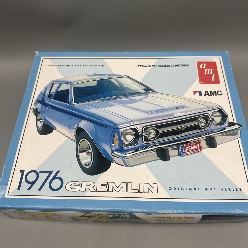 AMT 1976 Gremlin Premier Release 1/25 Scale Art Series Model #690/12 - Started